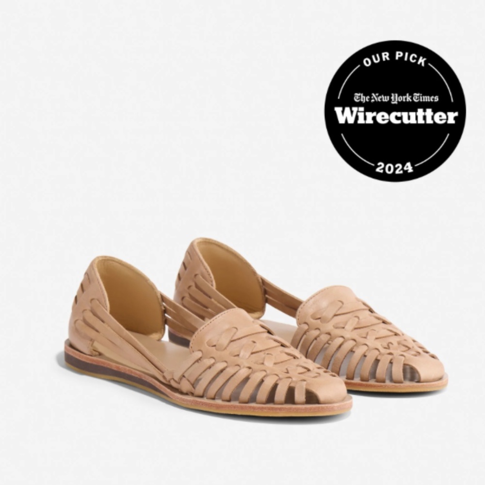 Nisolo Almond Huarache - size 6